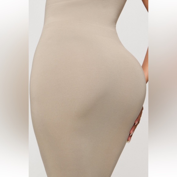 Fabletics+Yitty Smooth Shaping Maxi Dress/Slip | New | Smoke Show Nude | M - Picture 5 of 14